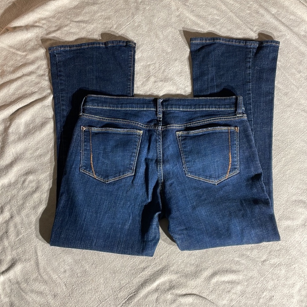 The Flirt blue jeans size 12 stretch, mid rise flare - Picture 5 of 6